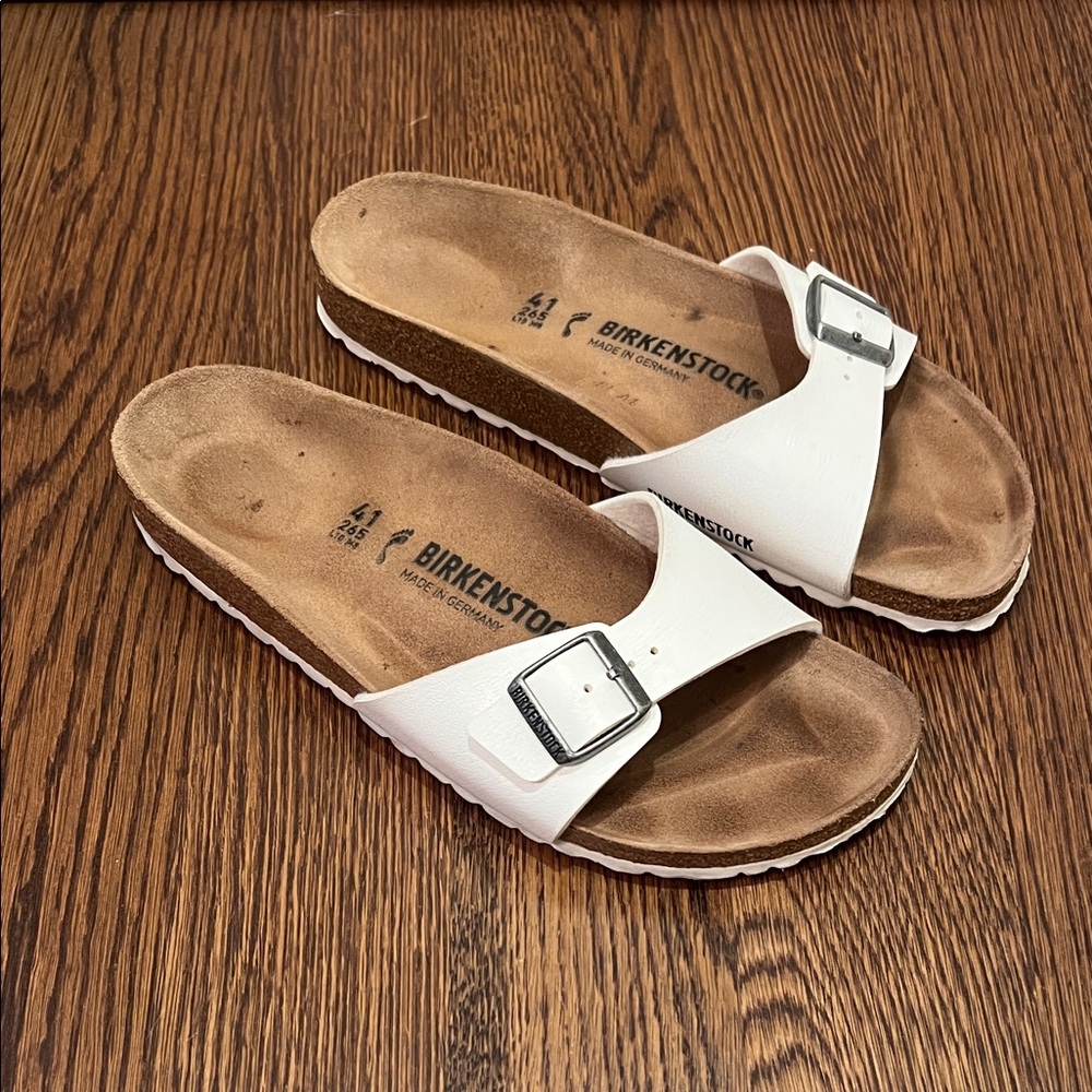 Birkenstock Women's Madrid Birko-Flor Leather Sandals - Size 41